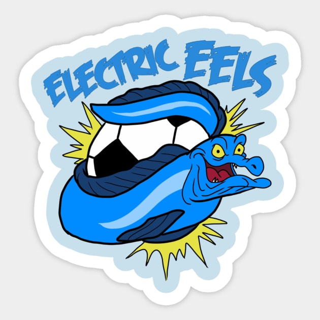 EYS Electric Eels Sticker by AndrewKennethArt